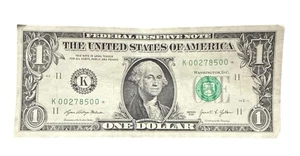 Billete estrella 2021 número de serie bajo K 00278500* coleccionable - Imagen 1 de 3