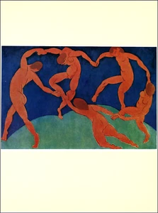 1972 Vintage Print Henri Matisse Dance 1910 Fine Art Plate Oil Painting Image - Picture 1 of 3