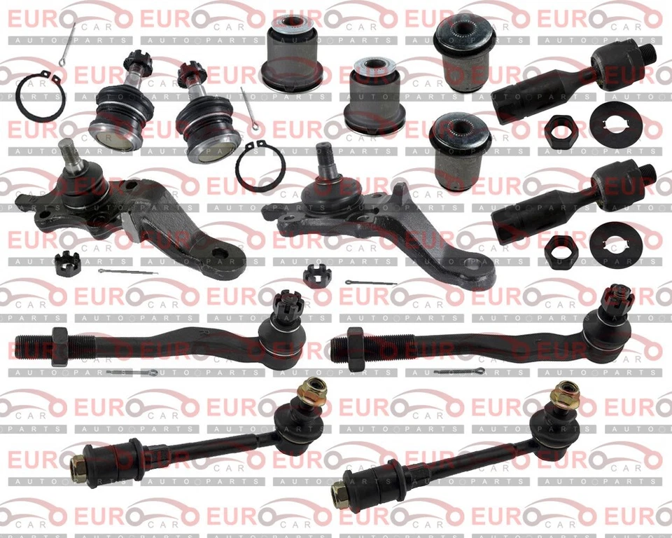 Kit de suspensión de 12 piezas para rótulas Toyota 4Runner barras de amarre extremos brazos de barra estabilizadora Foto 1 de 4