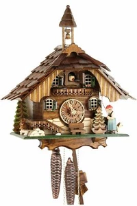 Eble Costume Woman 23cm 24054 Cuckoo Clock Original Black Forest Cuckoo Clock Genuine - Picture 1 of 1