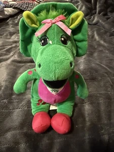 FISHER PRICE BARNEY AND FRIENDS SINGING BABY BOP 11" PLUSH I LOVE YOU - Picture 1 of 10