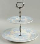 Burgess & Leigh Asiatic Pheasants Blue 2 Tiered Serving Tray 10023265