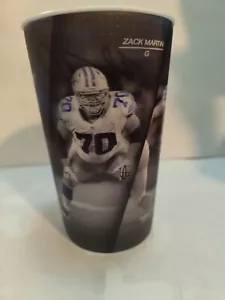 NFL Dallas Cowboys 3-D Souvenir Cup Signed Zack Martin Travis Frederick I2 - Picture 1 of 4