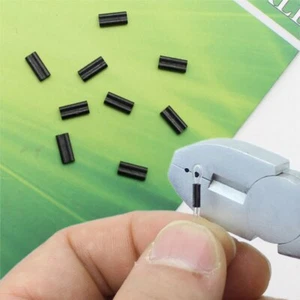 50pcs Carp Fishing Accessories Fishing Crimp Fit Over Stiff Sleeves - Picture 1 of 18