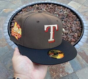 Exclusive New Era Texas Rangers Fitted Hat MLB Club Size 7 5/8 2tone