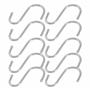 10 Pcs Metal S Shaped Kitchen Spoon Pan Pot Hanging Hooks Hangers - Picture 1 of 1