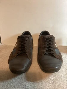 Scarpe uomo G K Mayer in pelle scamosciata marrone TG 10 Made in Italy TG 43 con logo - Foto 1 di 9