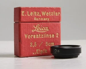 LEICA LEITZ WETZLAR ELPIK No.2 CLOSE UP LENS for 5cm F3.5 ELMAR LENSES - Picture 1 of 1