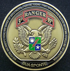 3rd Battalion 75th Ranger Challenge Coin - Picture 1 of 2
