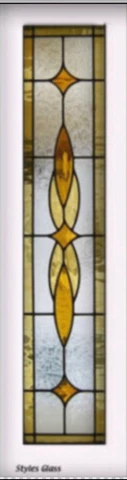 Beautiful 28" x 80" x 13/8 Stained Glass Interior designer Doors W0W Cover
