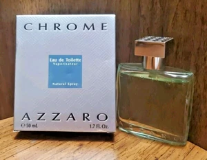 Chrome by Azzaro for Men Eau de Toilette 1.7 oz 50 ml Natural Spray - Picture 1 of 6