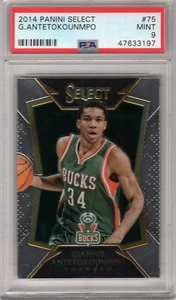 GIANNIS ANTETOKOUNMPO 2014-15 PANINI SELECT 2ND YEAR #75 PSA 9 MINT **BUCKS** - Picture 1 of 2