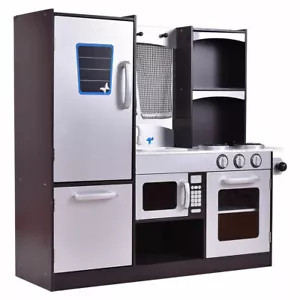 Kids Cooking Pretend Play Toy Children Playset Wooden Kitchen Set Christmas Gift - Picture 1 of 12