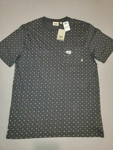 VANS MARKFUL-B T-SHIRT BLACK W/PATTERN MENS XL X-LARGE VN0A4BJ96RJ SKATEBOARDING - Picture 1 of 4