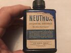 NEUTROX Oxygenating Dentifrice Vintage Glass Oral Hygene Bottle