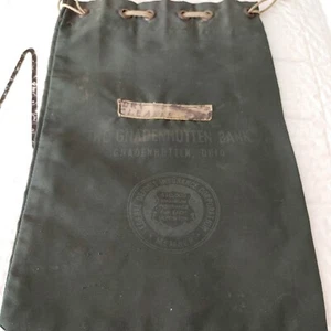 Vintage Bank Bag Gnadenhutten Bank Ohio - Picture 1 of 2