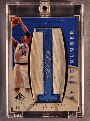 2007-08 SP подлинный Letterman автограф Дуайт Ховард /75 по номерам SSP - Изображение 1 из 4