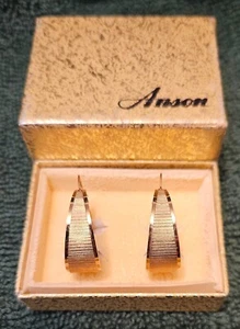 Vergoldete Creolen Anson in Box - Neu im Karton - Bild 1 von 2