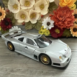 1:26 Scale Maisto Mercedes- Benz CLK-GTR Silver - Picture 1 of 9