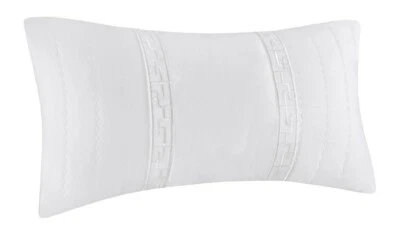 Natori Ming Fretwork 12" X 22" Oblong Decorative Pillow NA30-1643 - Image 1 of 2