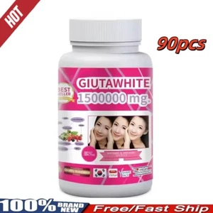 Gluta White 150000mg. Glutathione Skin Whitening 90 Softgel Capsules NEW - Picture 1 of 12