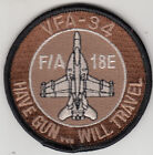 VFA-34 BLAUE BLASTER WÜSTE F/A-18E HABEN WAFFE....WIRD REISEN SCHULTERAUFNÄHER