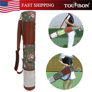 TOURBON Golf Clubs Bag Sunday Travel Carrier Case Lightweight-Special offer - Picture 1 of 24