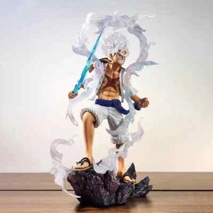 One Piece Figur Ruffy Gear 5 Nika Anime Modell Sammlung Statue Dekoration 27cm - Bild 1 von 11