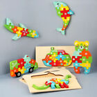 Kinder Vorschule pädagogisch 3D Holzpuzzle Spielzeug 4 Kleinkind Kinder UK