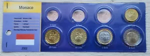 MONETE MONACO 2002 10c-20c-50c-1e-2e FDC - RARITA' Senza 1 , 2 e 5 Centesimi - Foto 1 di 4