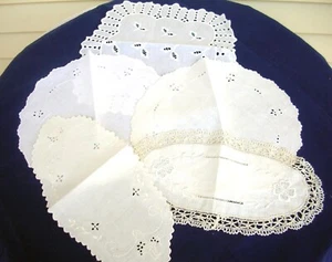 Vintage Lot of 5 Doilies, Madeira, Eyelet, Embroidered Lot # 22 - Picture 1 of 9