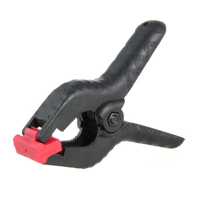 4 Pack 6 Inch Heavy Duty Nylon Spring Muslin Hand Clamps, 3 Inch Jaw Opening - Image 1 of 4