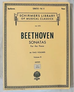 Beethoven Sonatas for the Piano, Volume II (Schirmer's) - Picture 1 of 1
