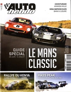 AUTO HEBDO n°2419 28/06/2023 LE MANS CLASSIC PIKES PEAK RALLYE du KENYA - Foto 1 di 1
