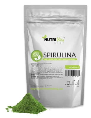 1000g 200 SERVINGS!!! 100% PURE SPIRULINA POWDER ORGANICALLY GROWN nonGMO - Image 1 of 2