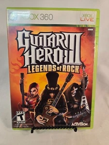 Guitar Hero III 3 Legends of Rock (Xbox 360, 2007) Completo con Manual; Probado - Imagen 1 de 3