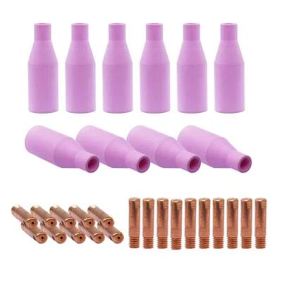 VECTOR WELDING MIG MAG Verschleißteile für Schweißbrenner AK 14 Schweißzubehör 30 Stück Zubehör