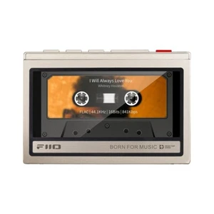 Titanium Golden FiiO Retro Magnetic Tape Protective Case f/ SK-M21C Music Player - Picture 1 of 4