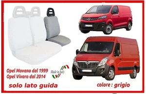 Coprisedile solo lato guida per Opel Movano dal 1999 fodere trapuntate grigio - Bild 1 von 3