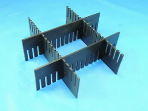Fachteiler, Steckleiste, Paletten Kisten Unterteilung, Gefachteiler, 350x100x5mm - Bild 1 von 3