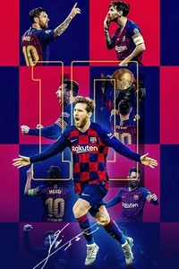 Lionel Messi Poster Wall Art Home Decor Photo Prints 16x24, 20x30, 24x36" - Picture 1 of 3