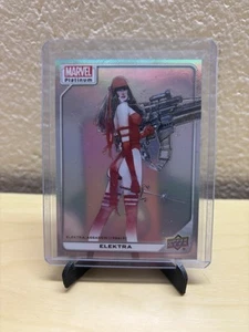 Marvel Platinum Trading Card Rainbow Elektra - Foto 1 di 2