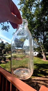 LONG MEADOW DAIRIES, DURHAM, NC Vintage 1QT Milk Bottle North Carolina Dairy - Picture 1 of 8