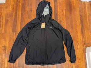 Patagonia Women's Torrentshell 3L Rain Jacket Black NWT!! - Large - Picture 1 of 7