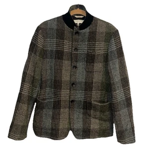 Rag & Bone New York Med Olive Plaid Harris Tweed Wool Hunting Jacket Men’s USA - Picture 1 of 22