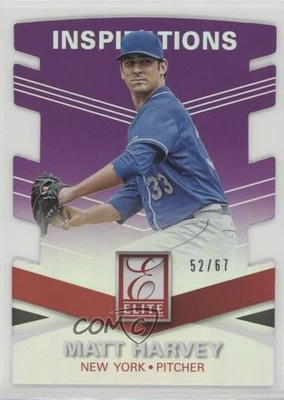 2015 Panini Elite Inspirations Die-Cut /67 Matt Harvey #136 - Image 1 of 2