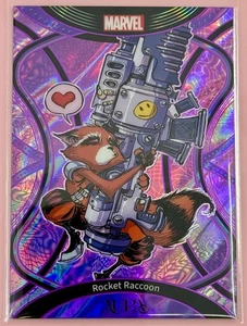 2025 Kakawow Marvel Aura Rocket Raccoon Purple 21/45 # AM-AUP-58 - Foto 1 di 4