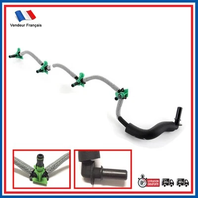 Tuyau de retour gasoil prévu pour 2008 206 207 208 308 1.6 HDI 1574JK 1574EN - Photo 1/4