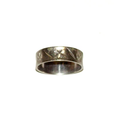 10K ArtCarved Ring White Gold Band Art Carved "REVISED" Please Read - Image 1 of 4