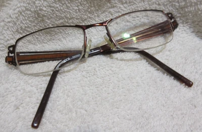 Marcos de gafas de metal y plástico tono cobre medio borde Eschenbach Humphrey's Foto 1 de 4